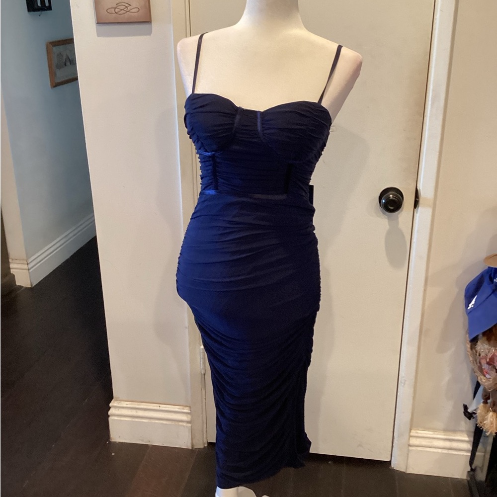 Chic Navy Cocktail Dress